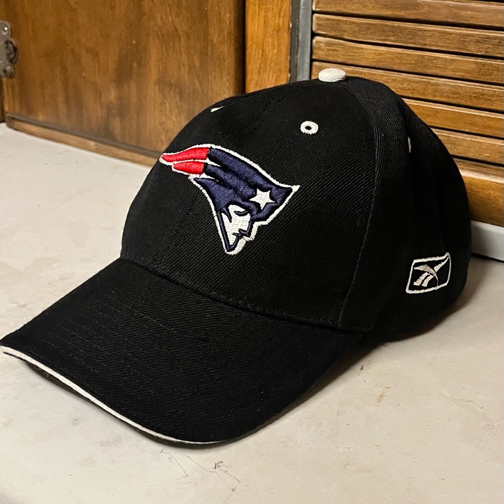 New England Patriots NFL Black Adjustable Reebok Hat